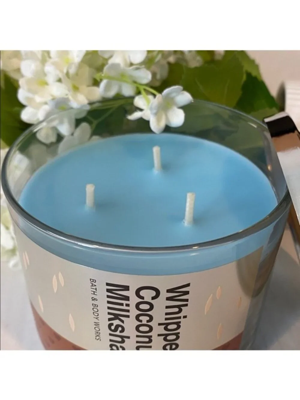 Bath & Body Works “Whipped Coconut Milkshake” New 3 Wick Candle
